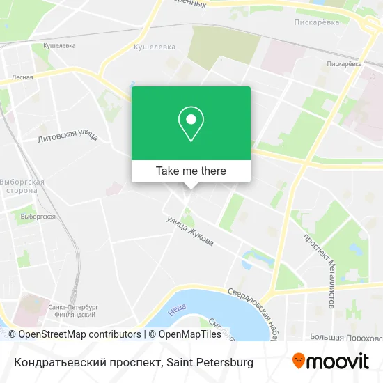 Кондратьевский проспект map