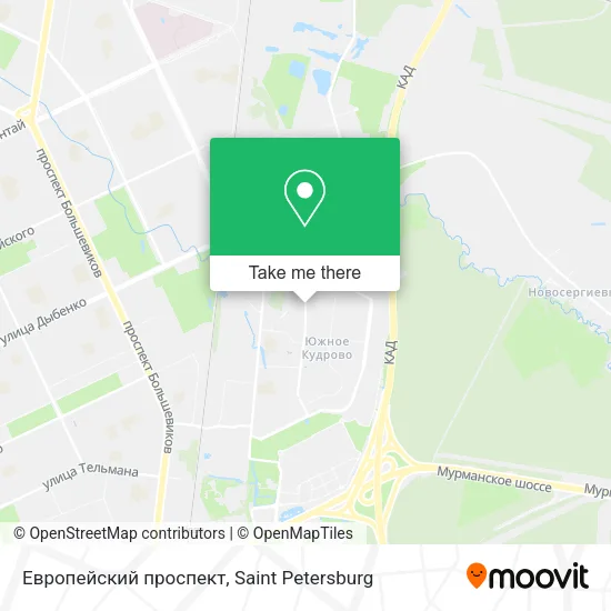 Европейский проспект map