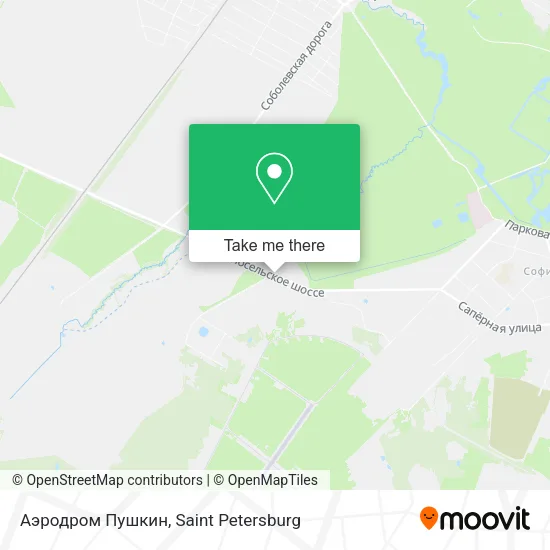 Аэродром Пушкин map