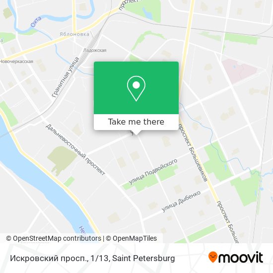 Искровский просп., 1/13 map