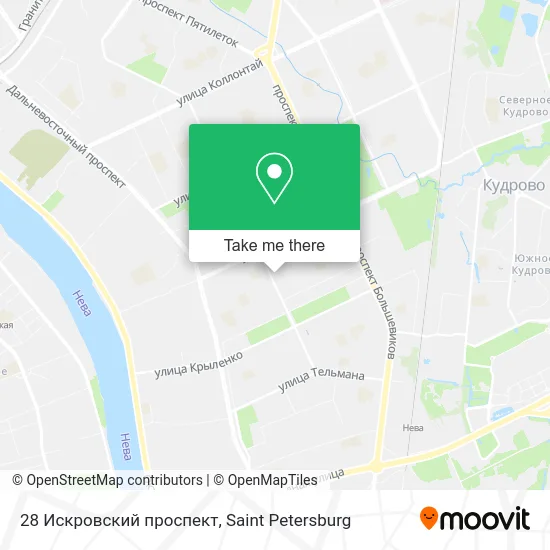 28 Искровский проспект map