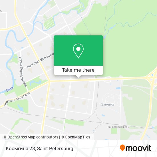 Косыгина 28 map