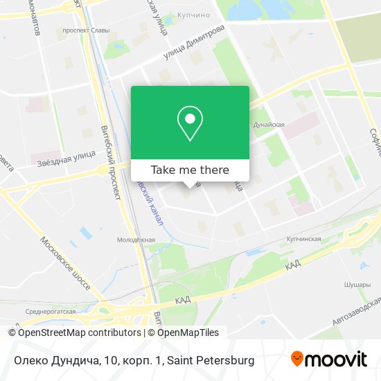 Олеко Дундича, 10, корп. 1 map