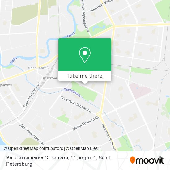 Ул. Латышских Стрелков, 11, корп. 1 map