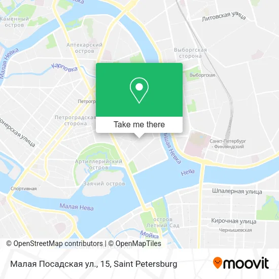 Малая Посадская ул., 15 map