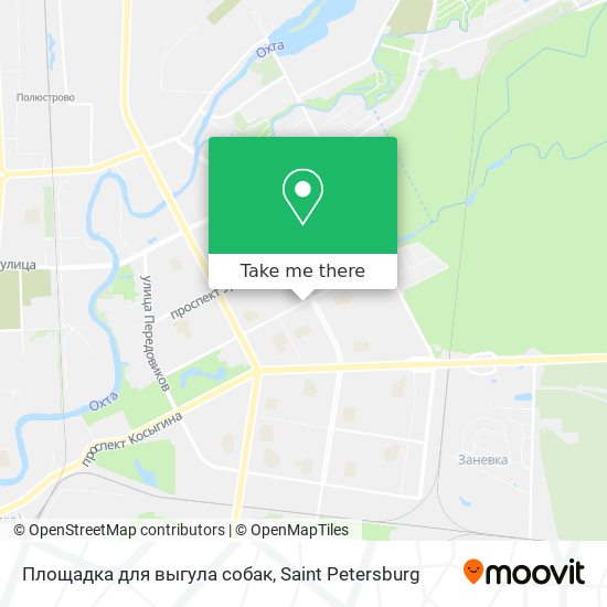 Площадка для выгула собак map
