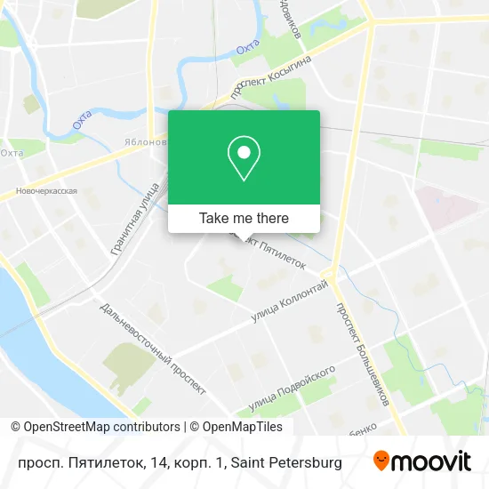просп. Пятилеток, 14, корп. 1 map
