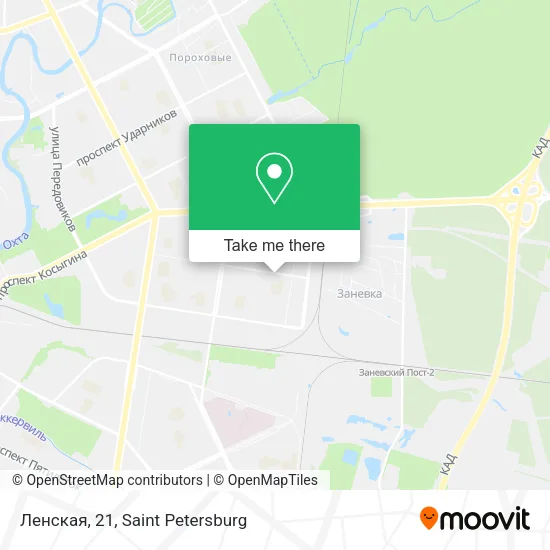 Ленская, 21 map