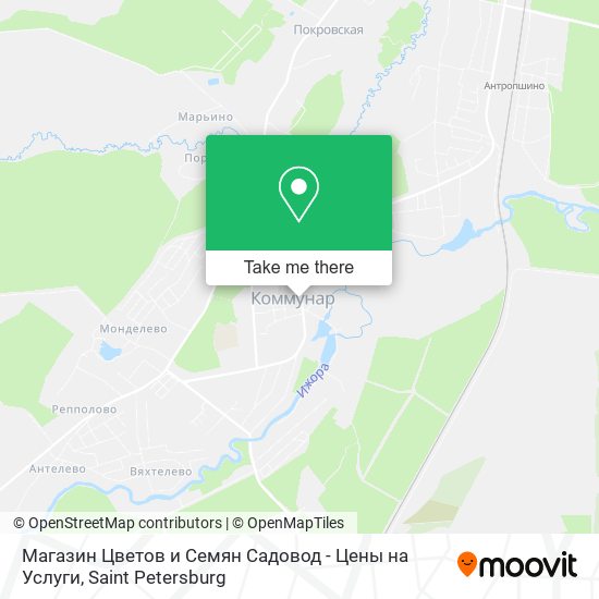 Магазин Цветов и Семян Садовод - Цены на Услуги map