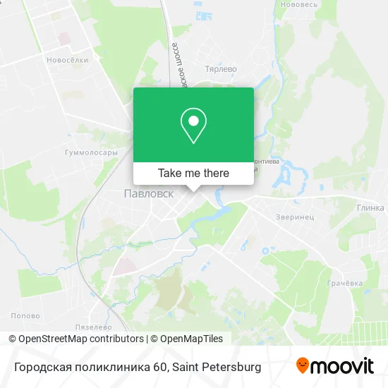 Городская поликлиника 60 map