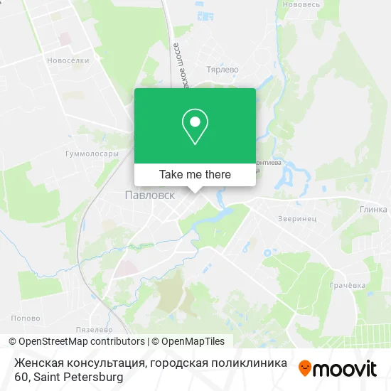 Женская консультация, городская поликлиника 60 map