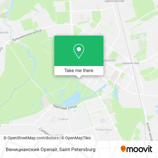 Веницианский Openair map