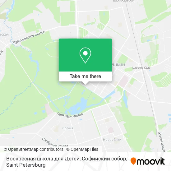 Воскресная школа для Детей, Софийский собор map