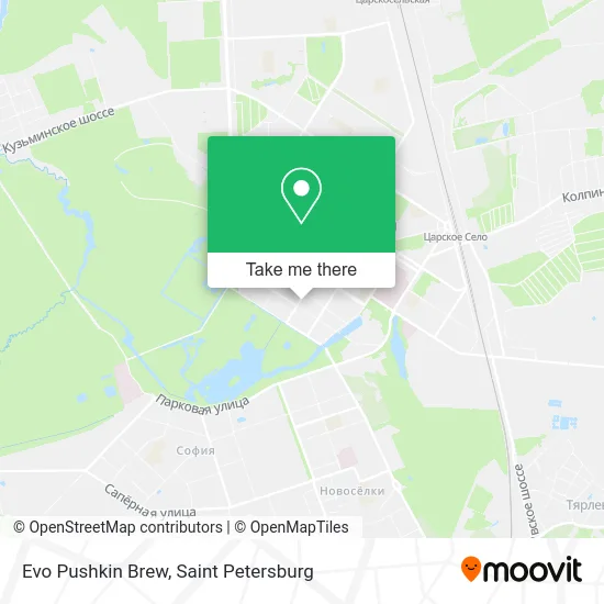 Evo Pushkin Brew map