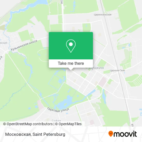 Московская map