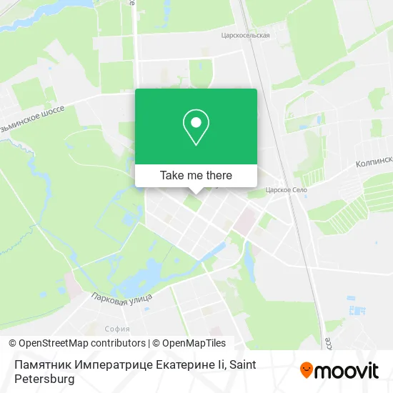 Памятник Императрице Екатерине Ii map