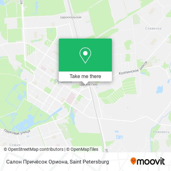 Салон Причёсок Ориона map