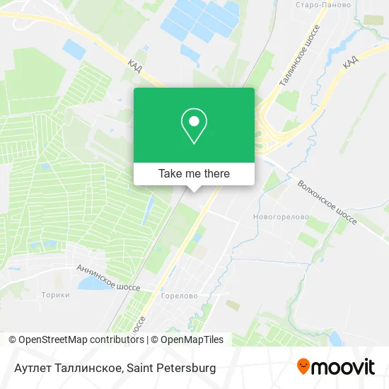 Аутлет Таллинское map