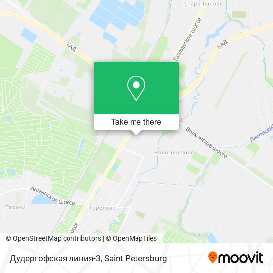 Дудергофская линия-3 map