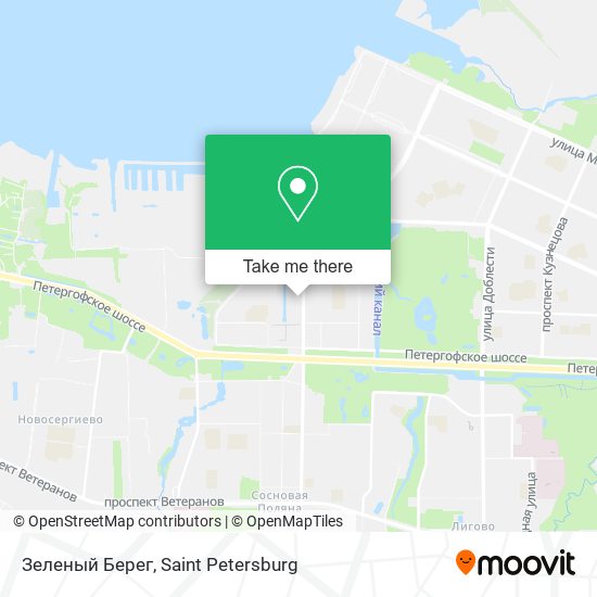 Зеленый Берег map