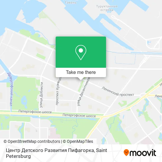 Центр Детского Развития Пифагорка map