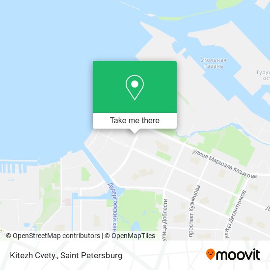 Kitezh Cvety. map