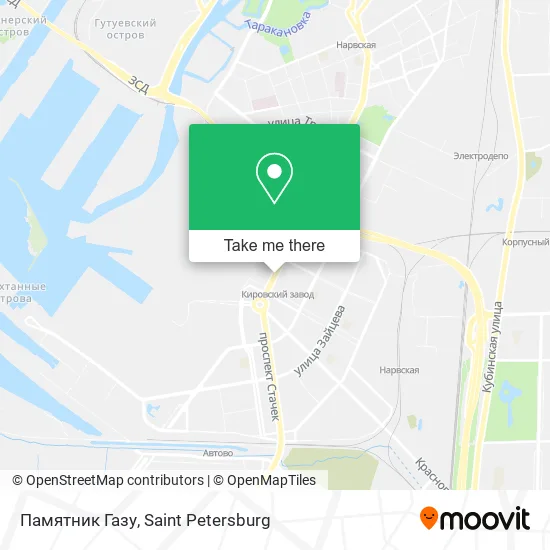 Памятник Газу map