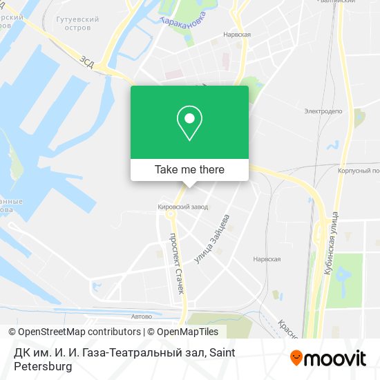 ДК им. И. И. Газа-Театральный зал map
