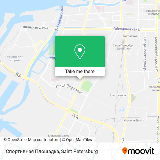 Спортивная Площадка map