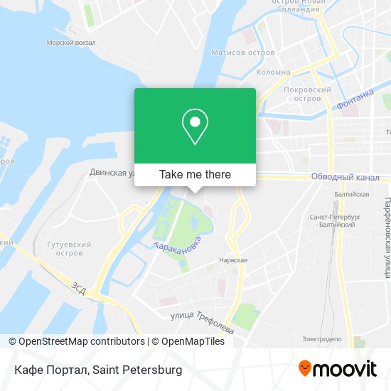Кафе Портал map
