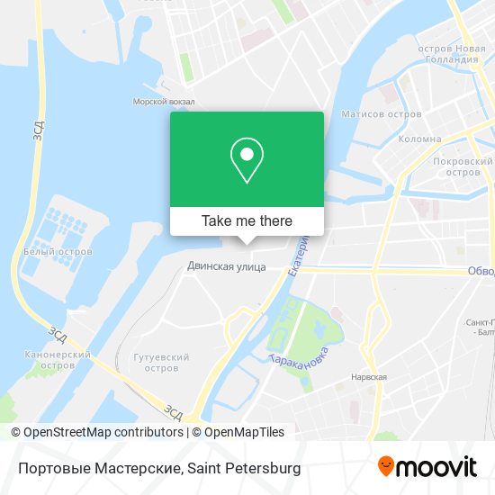 Портовые Мастерские map
