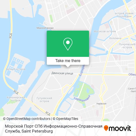 Морской Порт СПб Информационно-Справочная Служба map