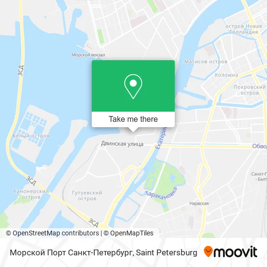 Морской Порт Санкт-Петербург map