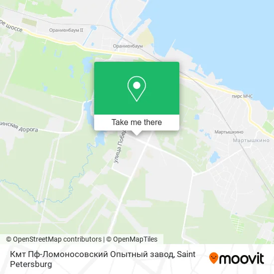 Кмт Пф-Ломоносовский Опытный завод map