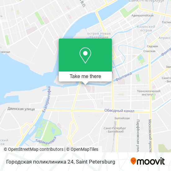 Городская поликлиника 24 map