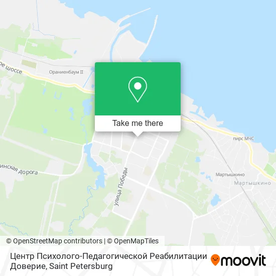 Центр Психолого-Педагогической Реабилитации Доверие map