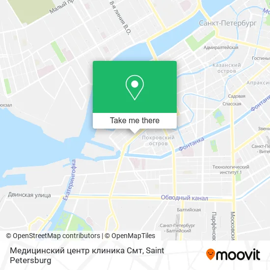 Медицинский центр клиника Смт map