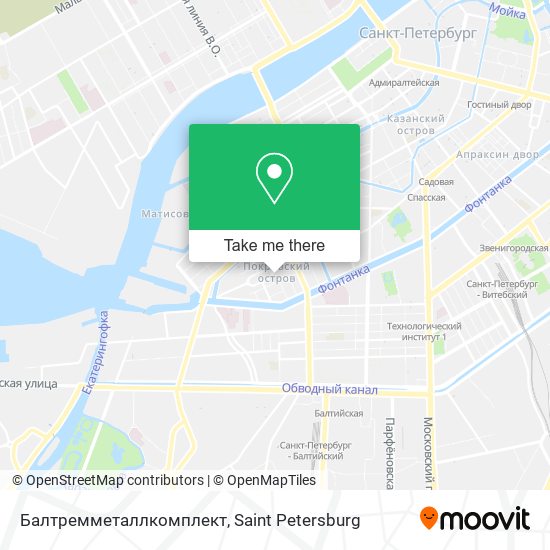 Балтремметаллкомплект map