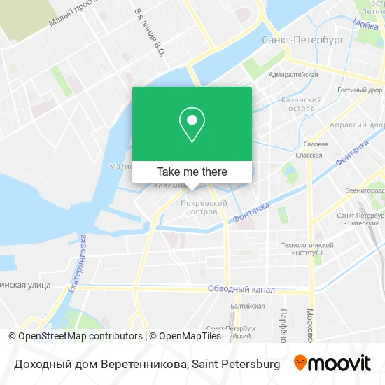 Доходный дом Веретенникова map