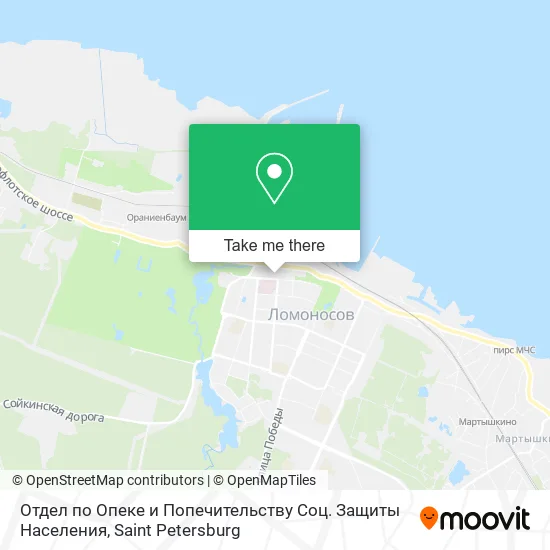 Отдел по Опеке и Попечительству Соц. Защиты Населения map