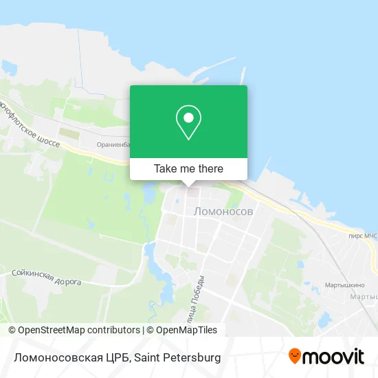 Ломоносовская ЦРБ map
