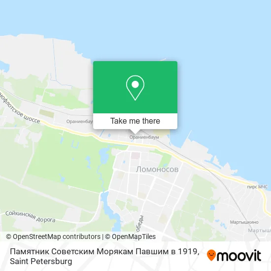 Памятник Советским Морякам Павшим в 1919 map