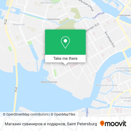 Магазин сувениров и подарков map