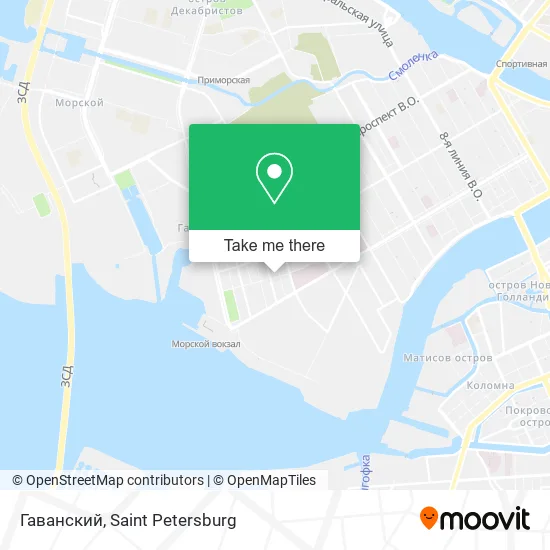 Гаванский map