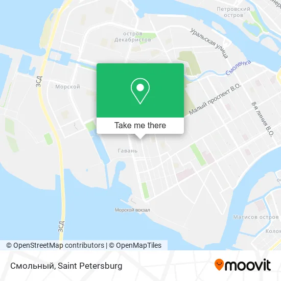 Смольный map