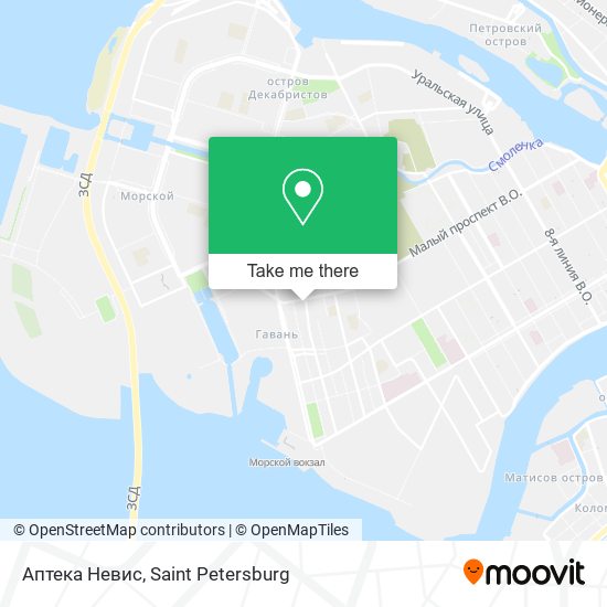 Аптека Невис map