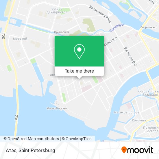 Атэс map