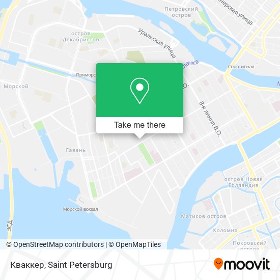 Кваккер map