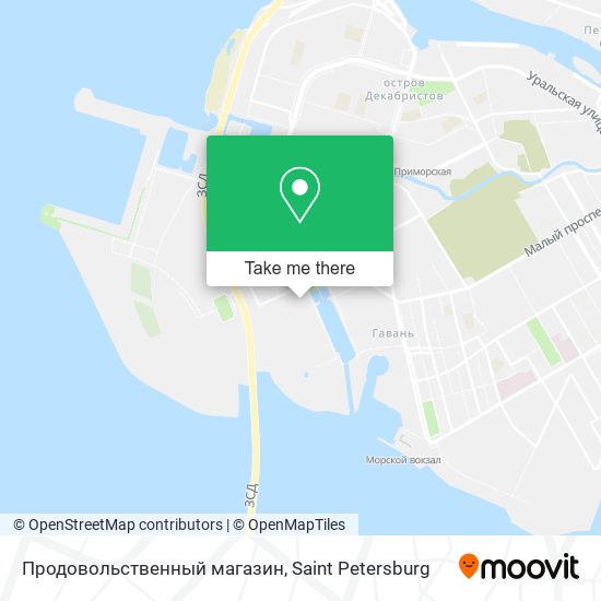 Продовольственный магазин map