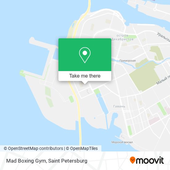 Mad Boxing Gym map